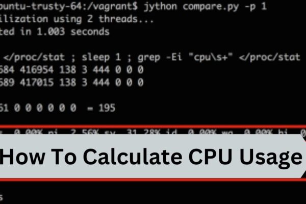 How To Calculate CPU Usage — A Complete Guide!