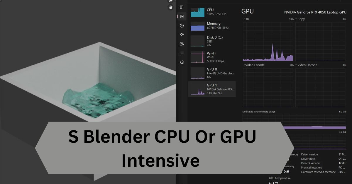 S Blender CPU Or GPU Intensive — A Complete Guide!