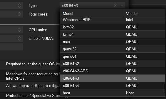 How to Change the CPU Type in Proxmox: