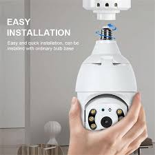 Light Bulb Security Camera easy installation