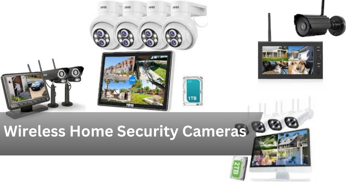 Wireless Security Cameras with Monitor