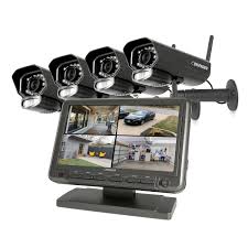 Wireless Security Cameras with Monitor