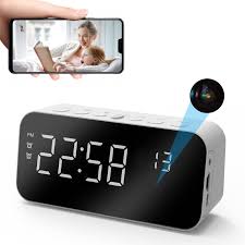 FUVISION Hidden Camera Clock 