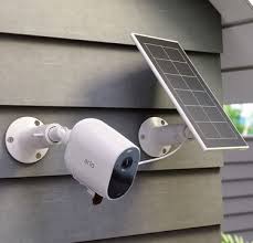 Solar Powered Security Cameras   Arlo Essential Camera 2nd-Gen with Solar Panel