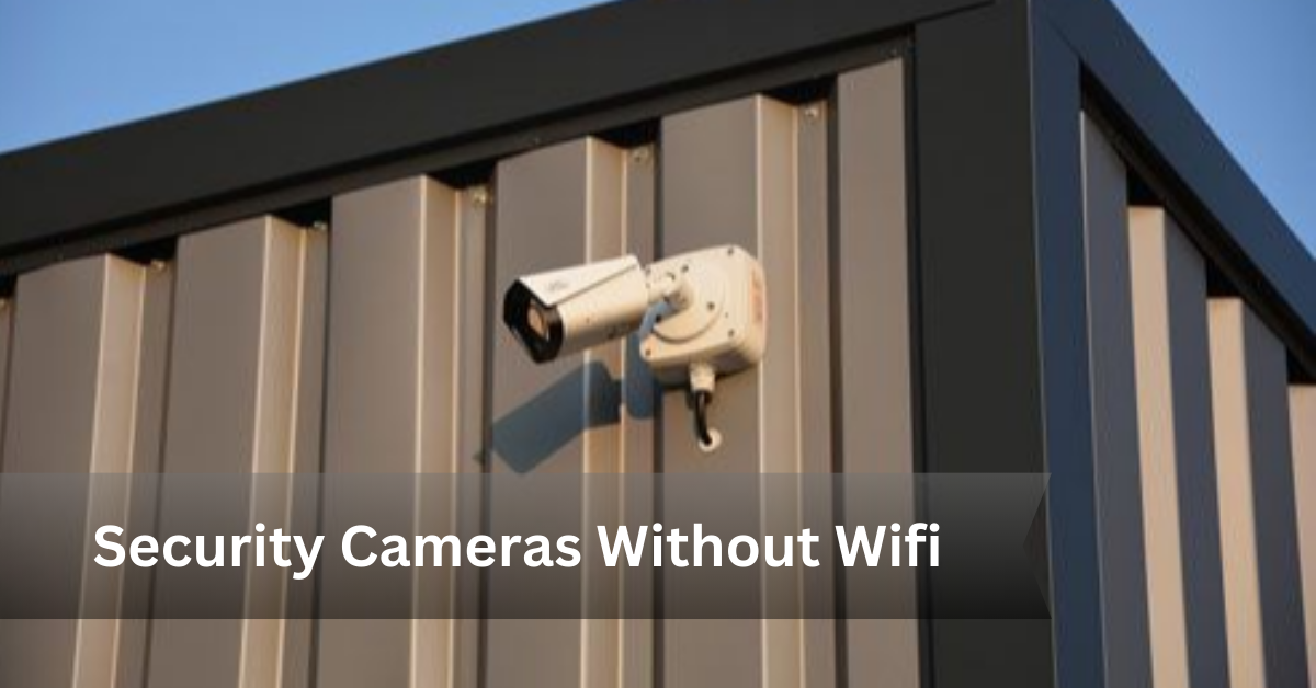 security cameras without wifi